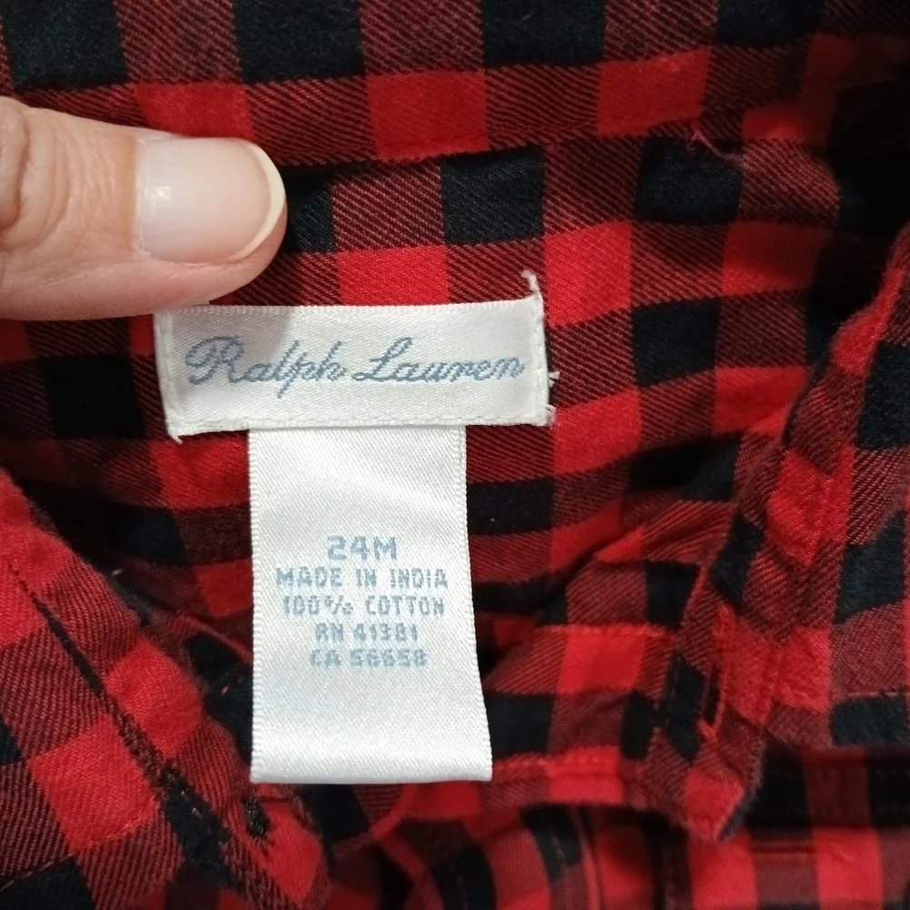 Ralph Lauren Buffalo Check Shirt Button Down